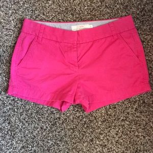 JCREW Chino Broken-in pink shorts women’s Size 6